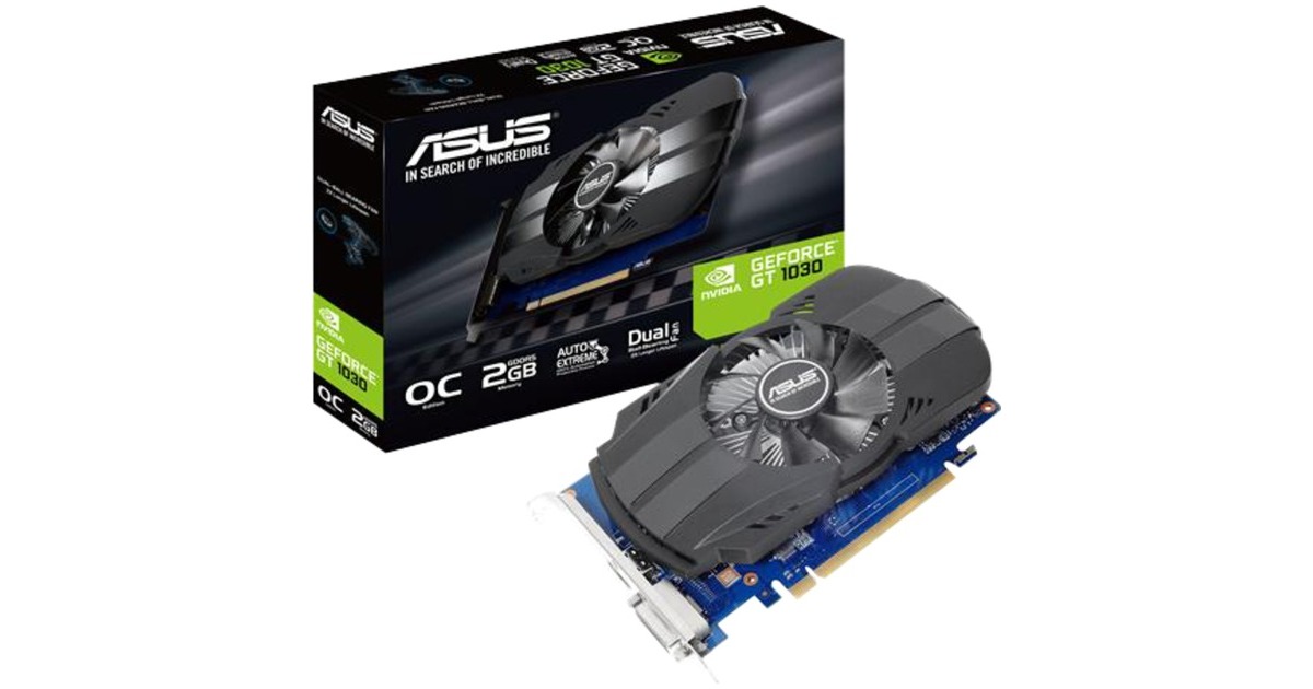 ASUS GeForce GT 1030 Phoenix OC, Grafikkarte ASUS GeForce GT 1030 Phoenix OC, Grafikkarte