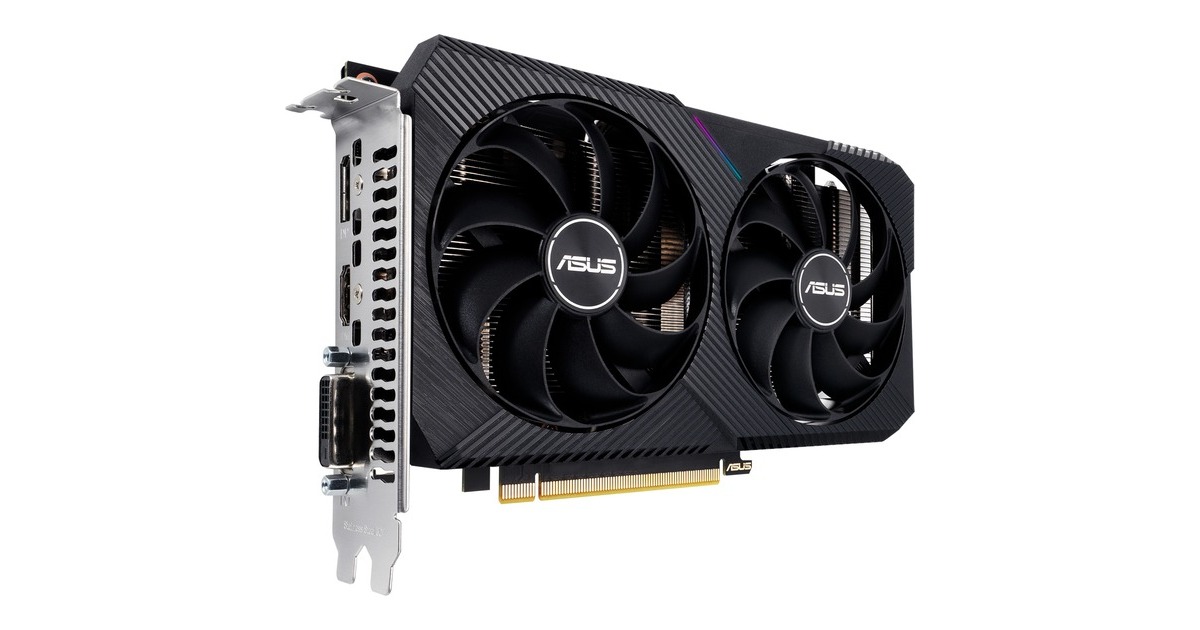 ASUS GeForce RTX 3050 DUAL V2, Grafikkarte(Lite Hash Rate, 1x DisplayPort, 1x HDMI 2.1, DVI-D)