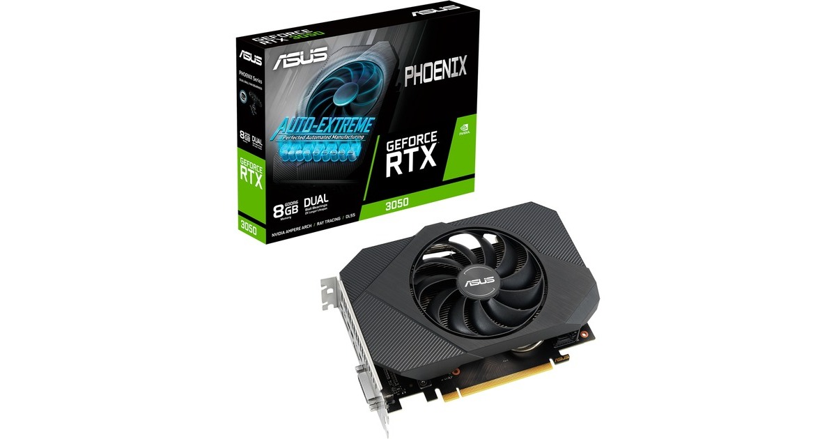 ASUS GeForce RTX 3050 RTX 3050 PH V2, Grafikkarte(Lite Hash Rate, 3x DisplayPort, 1x HDMI 2.1) ASUS GeForce RTX 3050 RTX 3050 PH V2, Grafikkarte(Lite Hash Rate, 3x DisplayPort, 1x HDMI 2.1)