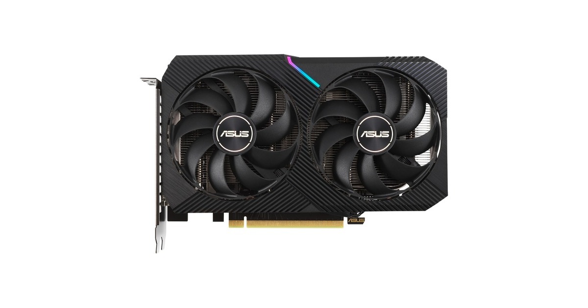 ASUS GeForce RTX 3060 DUAL OC V2 LHR, Grafikkarte(Lite Hash Rate, 3x DisplayPort, 1x HDMI 2.1)