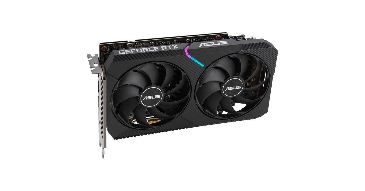 ASUS GeForce RTX 3060 DUAL OC V2 LHR, Grafikkarte(Lite Hash Rate, 3x DisplayPort, 1x HDMI 2.1)