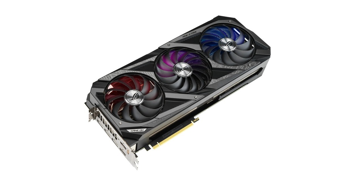 ASUS GeForce RTX 3070 Ti ROG-STRIX GAMING OC LHR, Grafikkarte(Lite Hash Rate, 3x DisplayPort, 2x HDMI, Outlet)