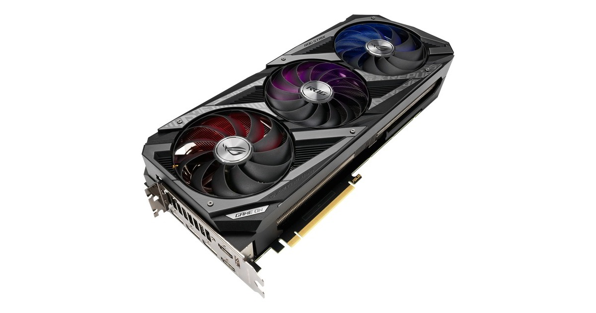 ASUS GeForce RTX 3070 Ti ROG-STRIX GAMING OC LHR, Grafikkarte(Lite Hash Rate, 3x DisplayPort, 2x HDMI, Outlet)