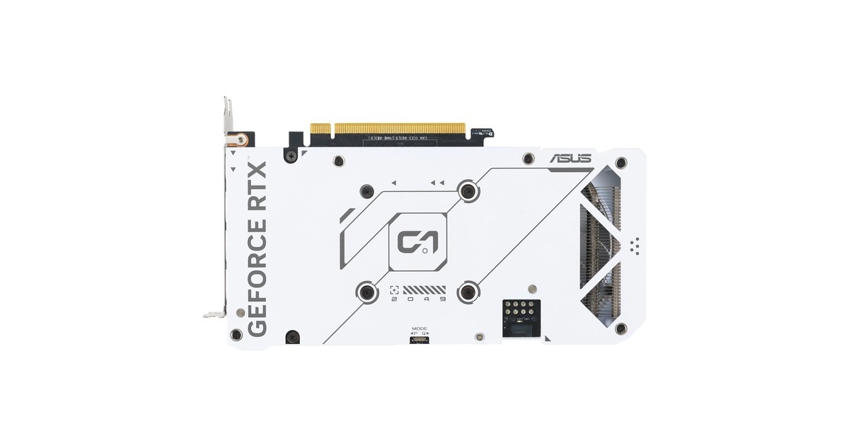 ASUS GeForce RTX 4060 DUAL OC WHITE, Grafikkarte(DLSS 3, 3x DisplayPort, 1x HDMI 2.1)