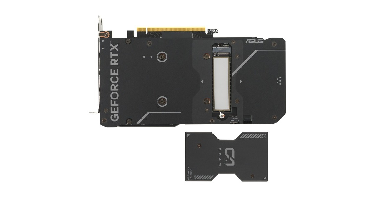 ASUS GeForce RTX 4060 Ti DUAL OC SSD, Grafikkarte(DLSS 3, 3x DisplayPort, 1x HDMI 2.1, M.2 PCIe 4.0 x4 (2280))