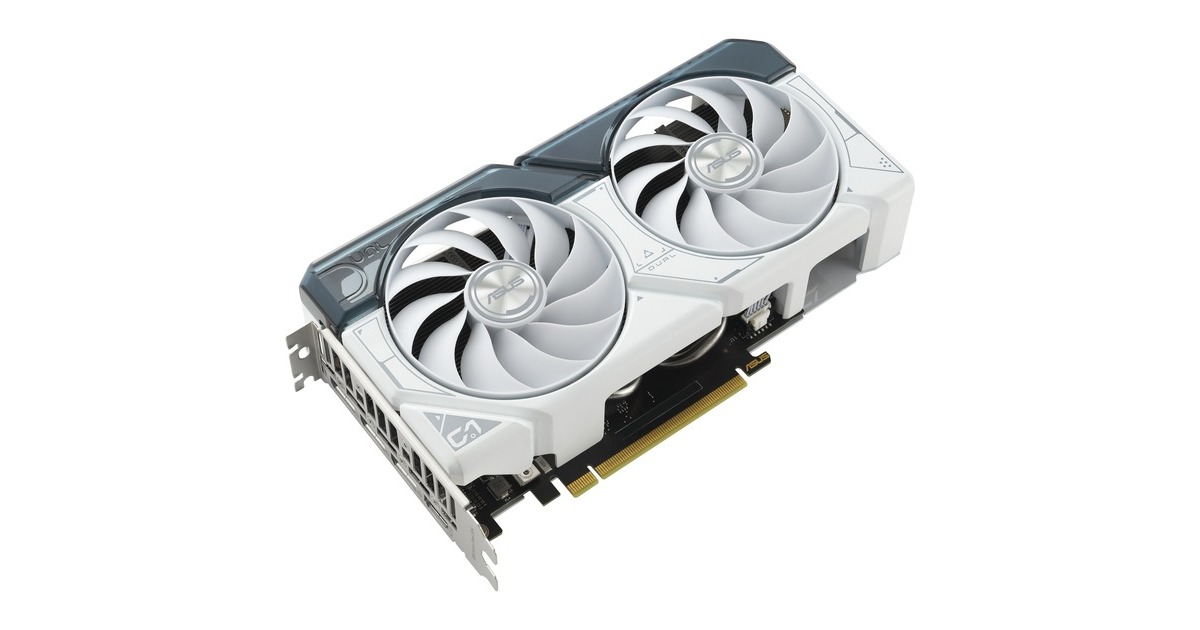 ASUS GeForce RTX 4060 Ti DUAL OC WHITE, Grafikkarte(weiß, DLSS 3, 3x DisplayPort, 1x HDMI 2.1)
