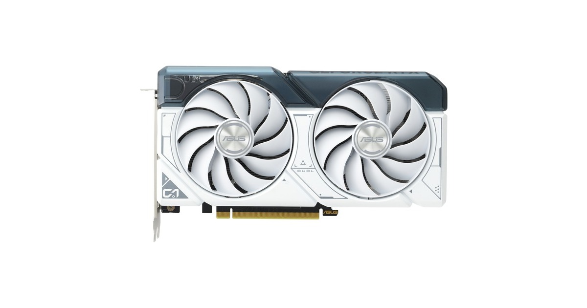 ASUS GeForce RTX 4060 Ti DUAL OC WHITE, Grafikkarte(weiß, DLSS 3, 3x DisplayPort, 1x HDMI 2.1)