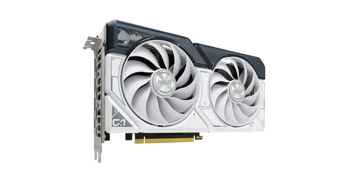 ASUS GeForce RTX 4060 Ti DUAL OC WHITE, Grafikkarte(weiß, DLSS 3, 3x DisplayPort, 1x HDMI 2.1)