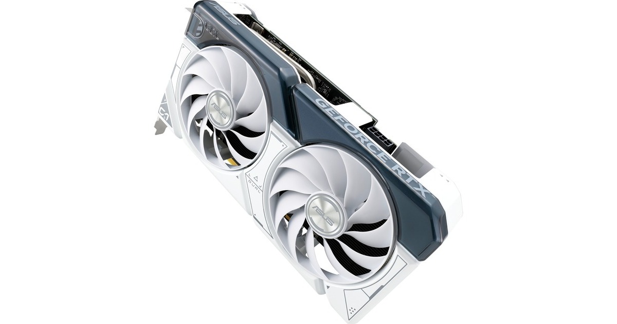 ASUS GeForce RTX 4060 Ti DUAL OC WHITE, Grafikkarte(weiß, DLSS 3, 3x DisplayPort, 1x HDMI 2.1)