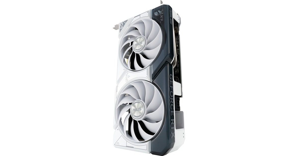 ASUS GeForce RTX 4060 Ti DUAL OC WHITE, Grafikkarte(weiß, DLSS 3, 3x DisplayPort, 1x HDMI 2.1)