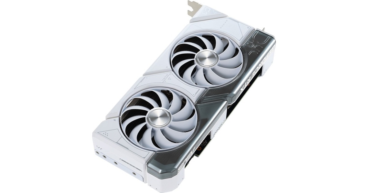 ASUS GeForce RTX 4070 DUAL OC WHITE, Grafikkarte(DLSS 3, 3x DisplayPort, 1x HDMI 2.1)