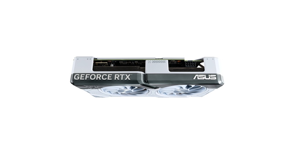 ASUS GeForce RTX 4070 DUAL OC WHITE, Grafikkarte(DLSS 3, 3x DisplayPort, 1x HDMI 2.1)