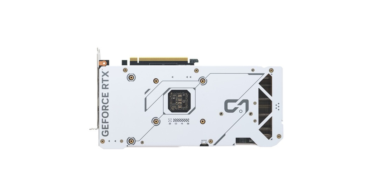 ASUS GeForce RTX 4070 DUAL OC WHITE, Grafikkarte(DLSS 3, 3x DisplayPort, 1x HDMI 2.1)