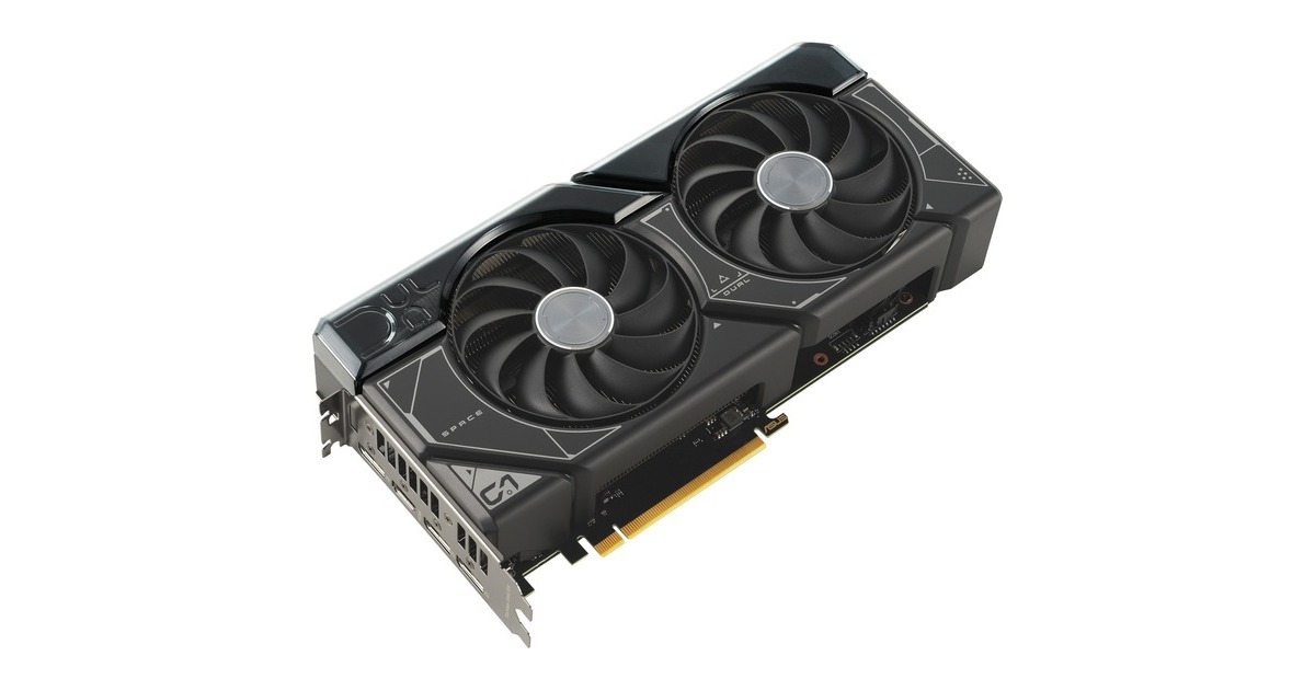 ASUS GeForce RTX 4070 DUAL OC, Grafikkarte(DLSS 3, 3x DisplayPort, 1x HDMI 2.1)