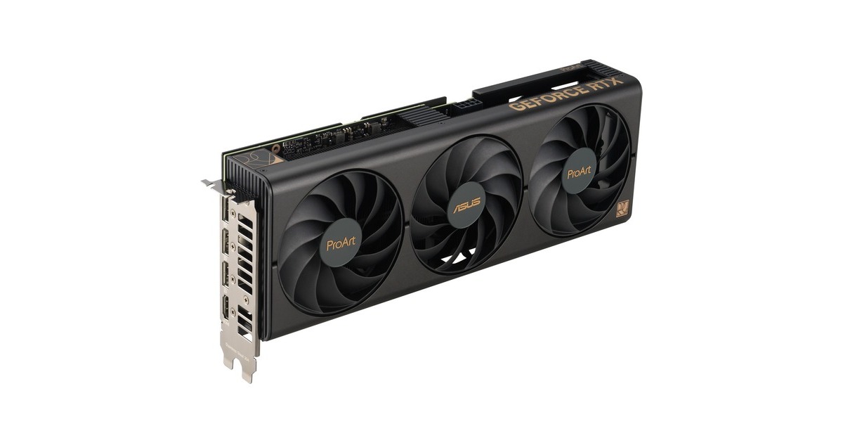 ASUS GeForce RTX 4070 PROART OC, Grafikkarte(DLSS 3, 3x DisplayPort, 1x HDMI 2.1)