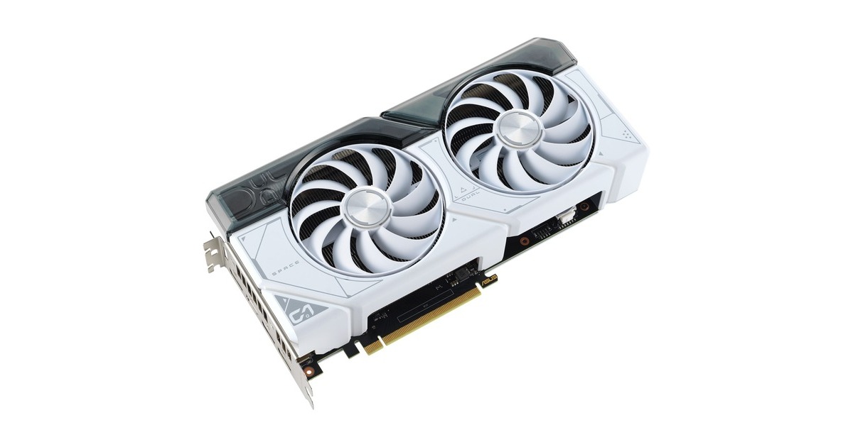 ASUS GeForce RTX 4070 SUPER DUAL White Edition, Grafikkarte(DLSS 3, 3x DisplayPort, 1x HDMI 2.1)