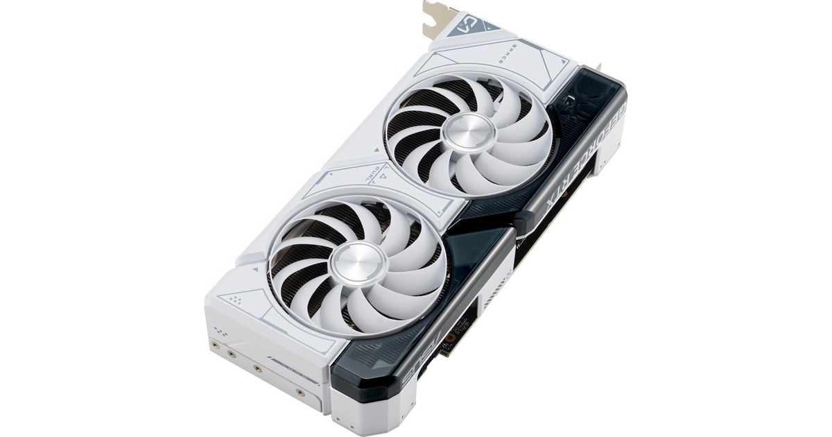 ASUS GeForce RTX 4070 SUPER DUAL White Edition, Grafikkarte(DLSS 3, 3x DisplayPort, 1x HDMI 2.1)