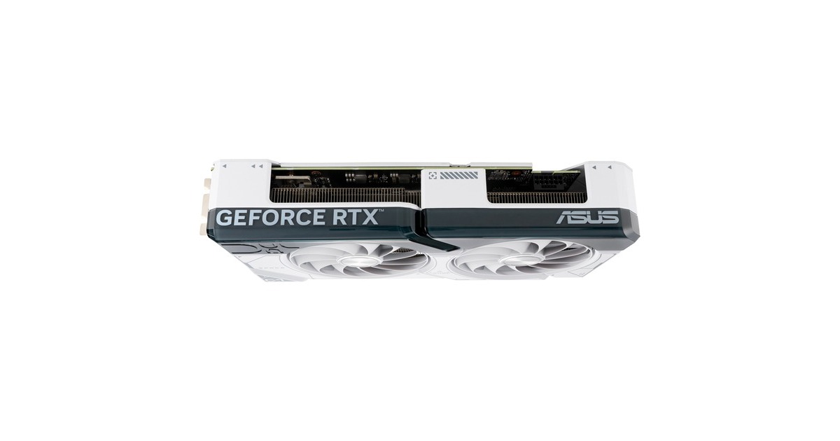 ASUS GeForce RTX 4070 SUPER DUAL White Edition, Grafikkarte(DLSS 3, 3x DisplayPort, 1x HDMI 2.1)