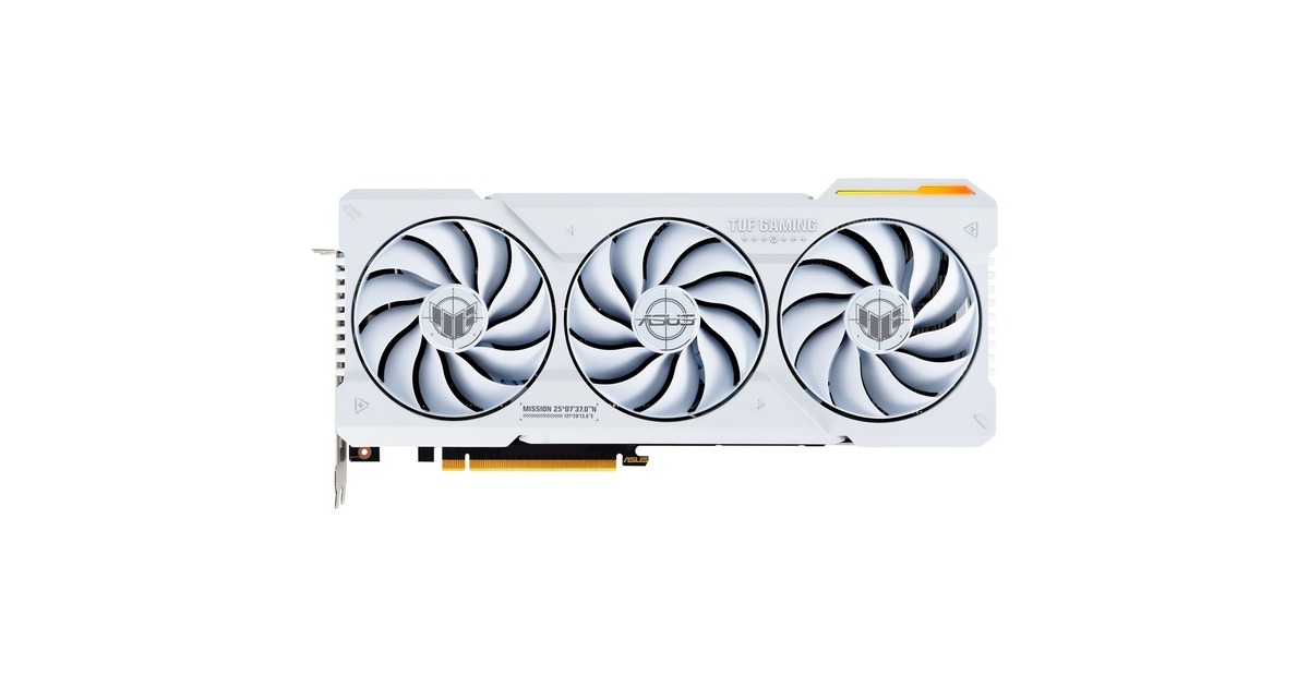 ASUS GeForce RTX 4070 Ti SUPER TUF GAMING OC WHITE, Grafikkarte(weiß, DLSS 3, 3x DisplayPort, 2x HDMI 2.1a)
