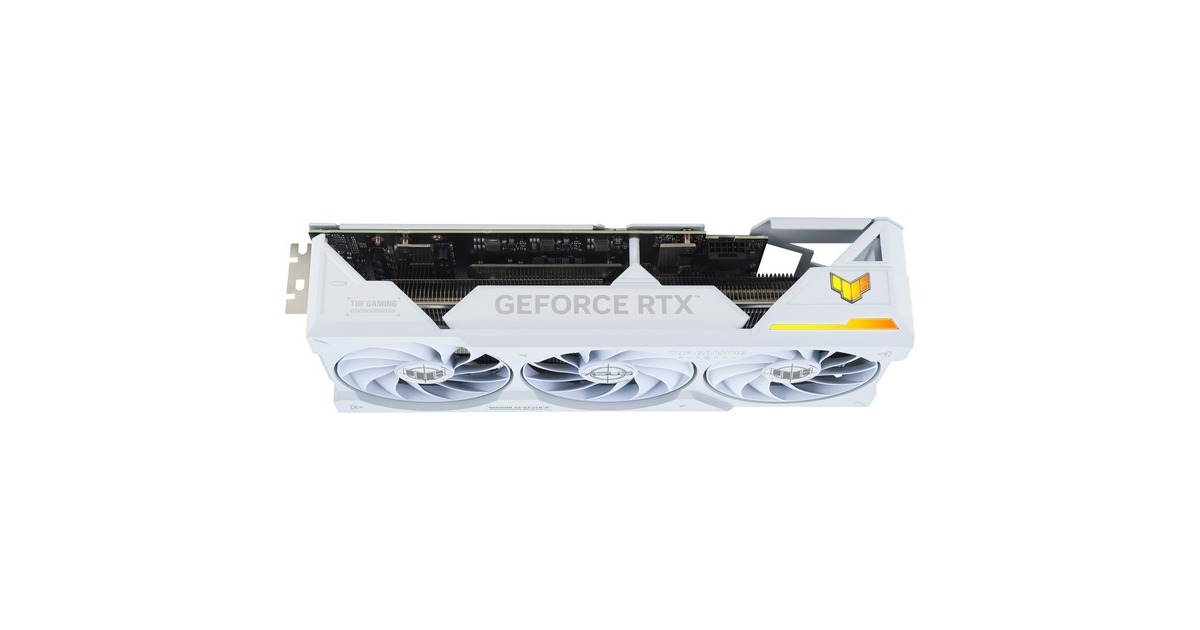 ASUS GeForce RTX 4070 Ti SUPER TUF GAMING OC WHITE, Grafikkarte(weiß, DLSS 3, 3x DisplayPort, 2x HDMI 2.1a)