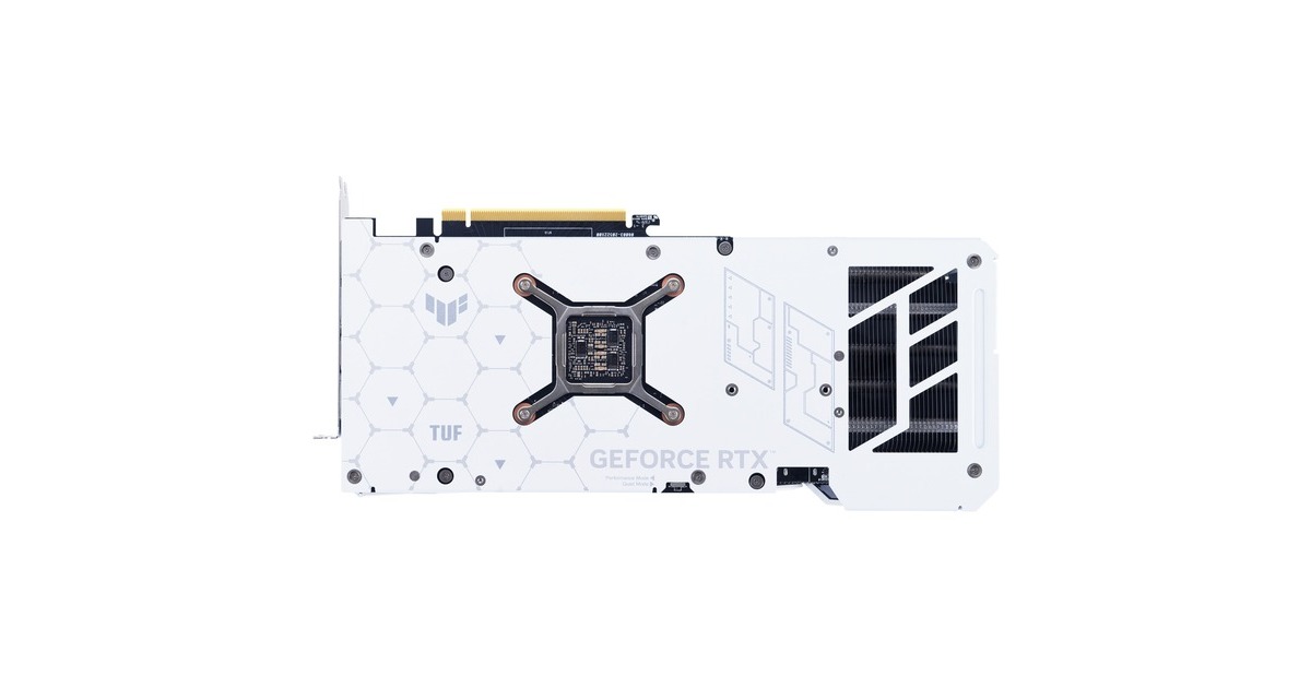 ASUS GeForce RTX 4070 Ti SUPER TUF GAMING OC WHITE, Grafikkarte(weiß, DLSS 3, 3x DisplayPort, 2x HDMI 2.1a)