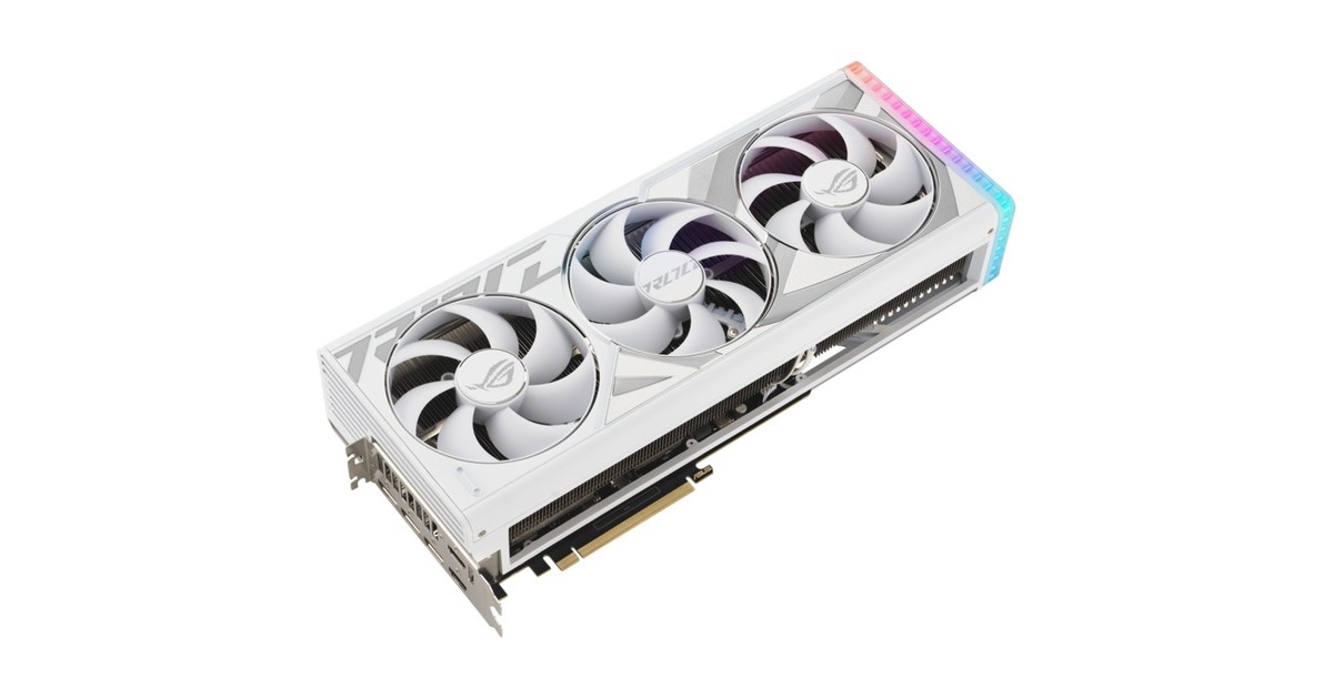 ASUS GeForce RTX 4090 ROG STRIX GAMING OC WHITE, Grafikkarte(DLSS 3, 3x DisplayPort, 2x HDMI 2.1)
