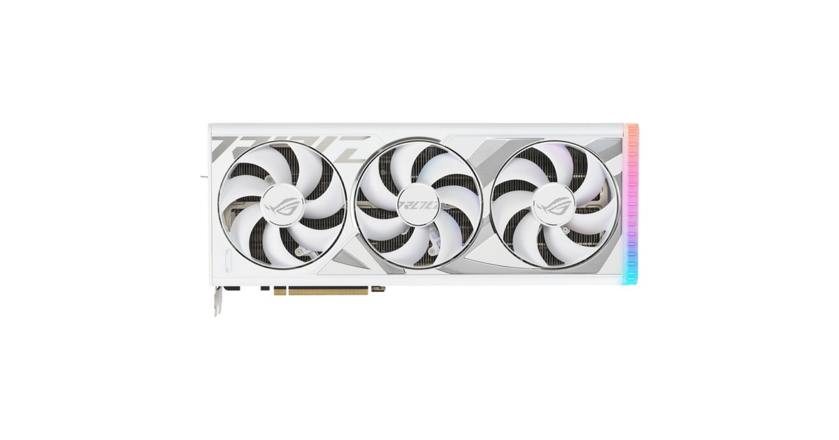 ASUS GeForce RTX 4090 ROG STRIX GAMING OC WHITE, Grafikkarte(DLSS 3, 3x DisplayPort, 2x HDMI 2.1)