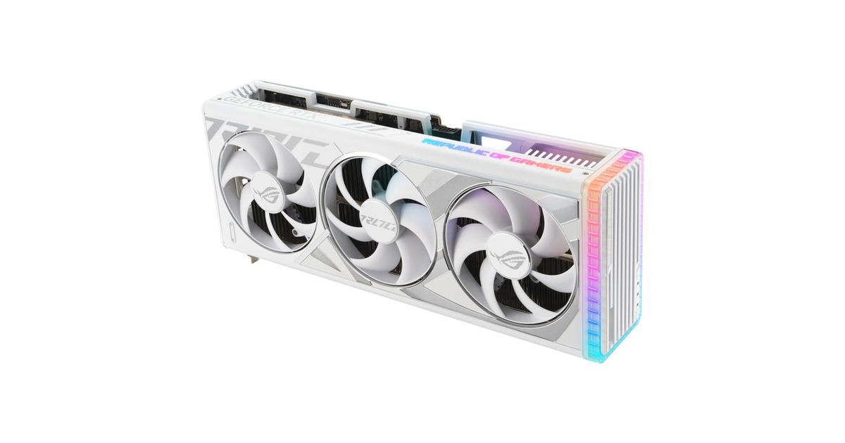 ASUS GeForce RTX 4090 ROG STRIX GAMING OC WHITE, Grafikkarte(DLSS 3, 3x DisplayPort, 2x HDMI 2.1)