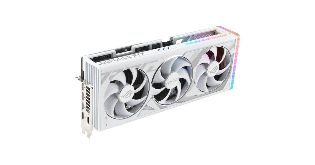 ASUS GeForce RTX 4090 ROG STRIX GAMING OC WHITE, Grafikkarte(DLSS 3, 3x DisplayPort, 2x HDMI 2.1)