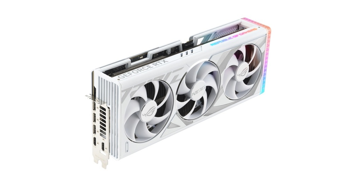 ASUS GeForce RTX 4090 ROG STRIX GAMING OC WHITE, Grafikkarte(DLSS 3, 3x DisplayPort, 2x HDMI 2.1)