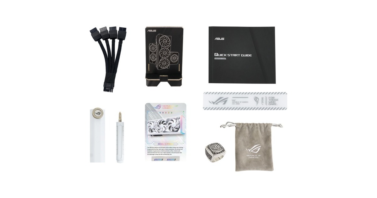 ASUS GeForce RTX 4090 ROG STRIX GAMING OC WHITE, Grafikkarte(DLSS 3, 3x DisplayPort, 2x HDMI 2.1)