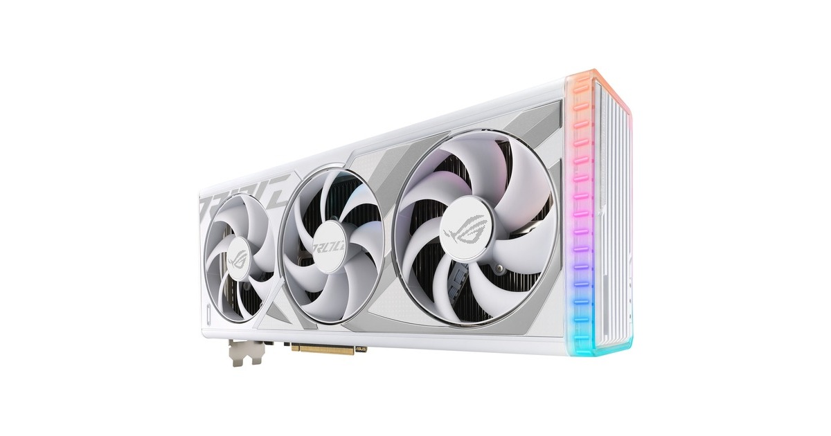 ASUS GeForce RTX 4090 ROG STRIX GAMING OC WHITE, Grafikkarte(DLSS 3, 3x DisplayPort, 2x HDMI 2.1)