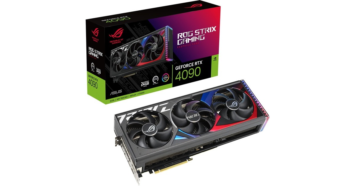 ASUS GeForce RTX 4090 ROG STRIX GAMING, Grafikkarte(DLSS 3, 3x DisplayPort, 2x HDMI 2.1)