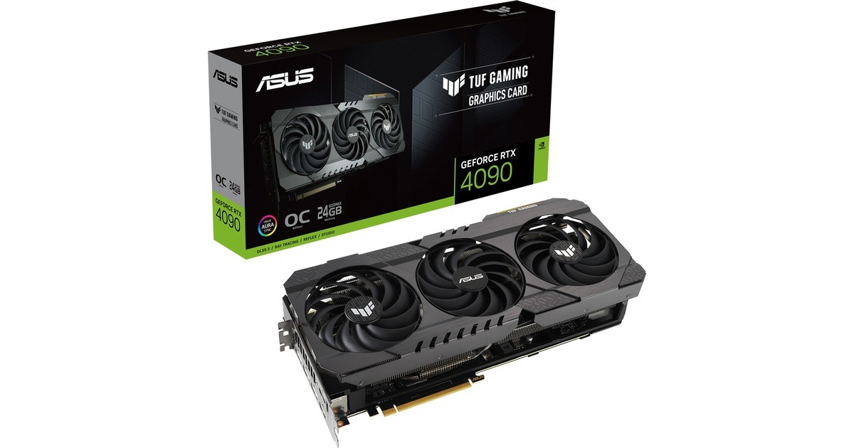 ASUS GeForce RTX 4090 TUF GAMING OC OG Edition, Grafikkarte(schwarz, DLSS 3, 3x DisplayPort, 2x HDMI 2.1)