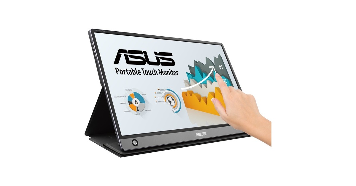 ASUS MB16AMT, LED-Monitor(39.6 cm (15.6 Zoll), schwarz/dunkelgrau, FullHD, IPS, Micro HDMI, USB-C) ASUS MB16AMT, LED-Monitor(39.6 cm (15.6 Zoll), schwarz/dunkelgrau, FullHD, IPS, Micro HDMI, USB-C)