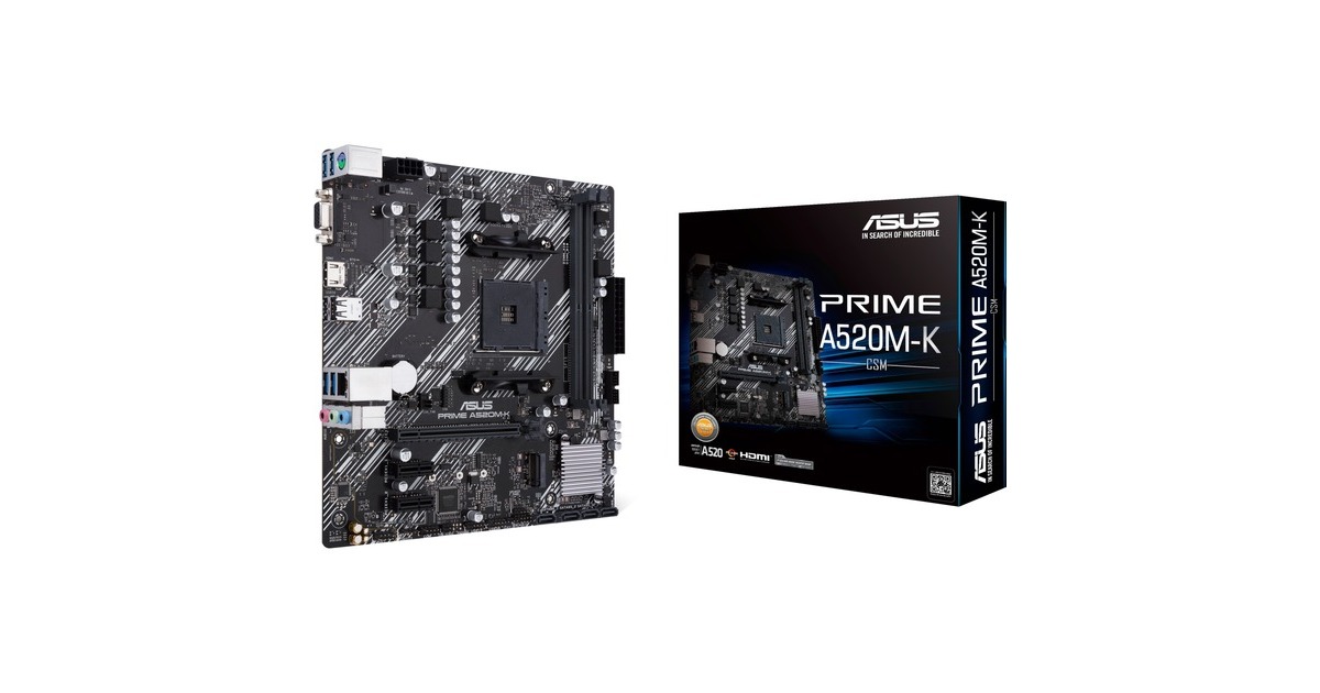 ASUS PRIME A520M-K, Mainboard