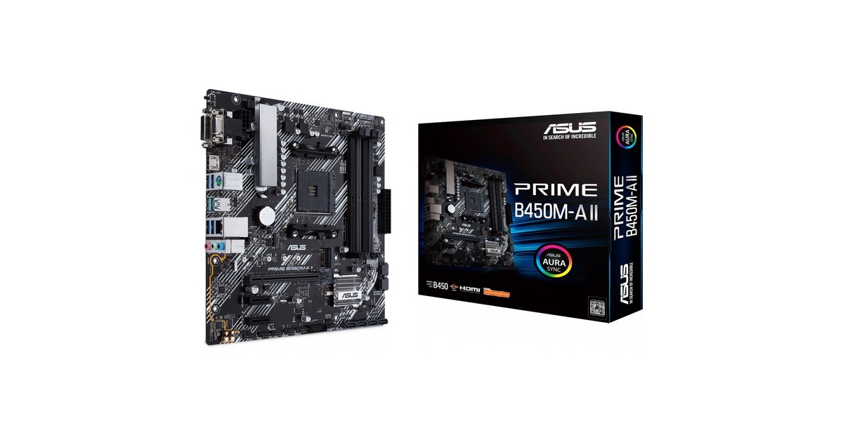 ASUS PRIME B450M-A II, Mainboard