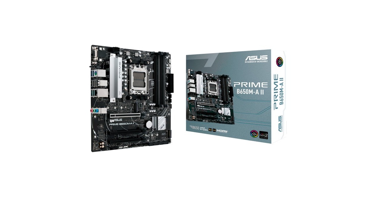 ASUS PRIME B650M-A II, Mainboard(schwarz)