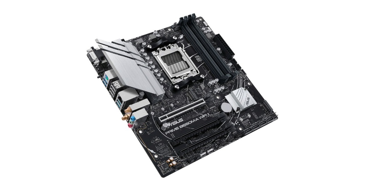ASUS PRIME B650M-A WIFI II, Mainboard(schwarz)