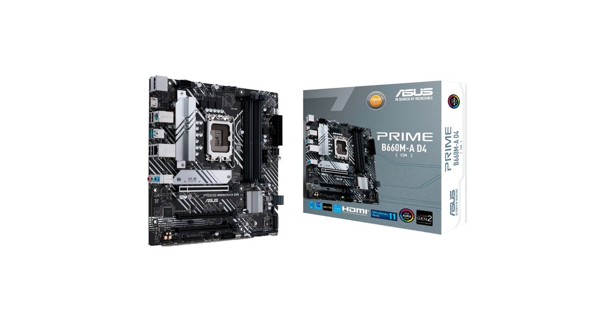 ASUS PRIME B660M-A D4-CSM, Mainboard