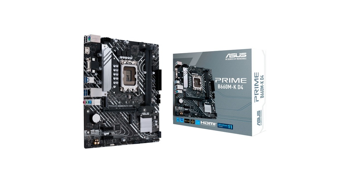 ASUS PRIME B660M-K D4, Mainboard