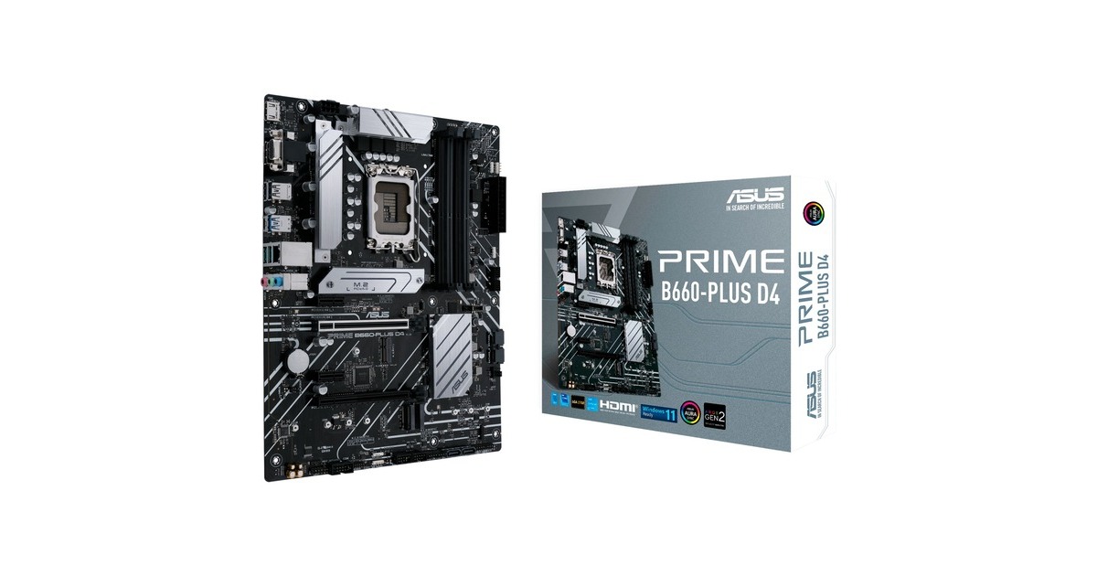 ASUS PRIME B660-PLUS D4, Mainboard