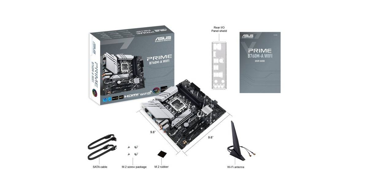 ASUS PRIME B760M-A WIFI, Mainboard(Outlet) ASUS PRIME B760M-A WIFI, Mainboard(Outlet)