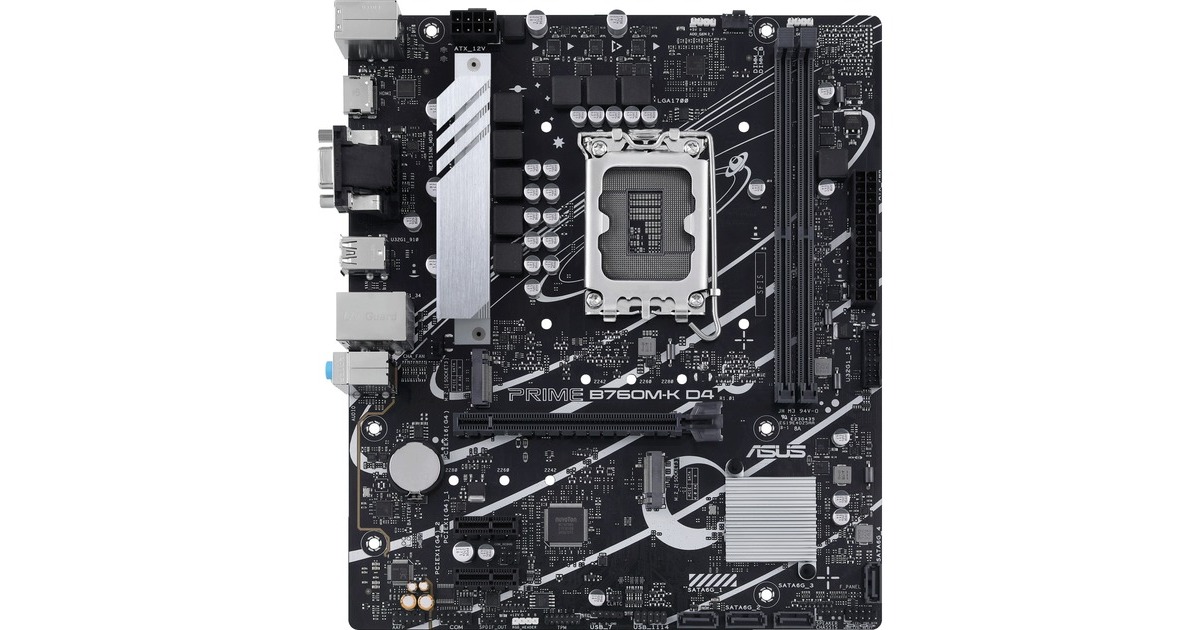 ASUS PRIME B760M-K, Mainboard(schwarz)
