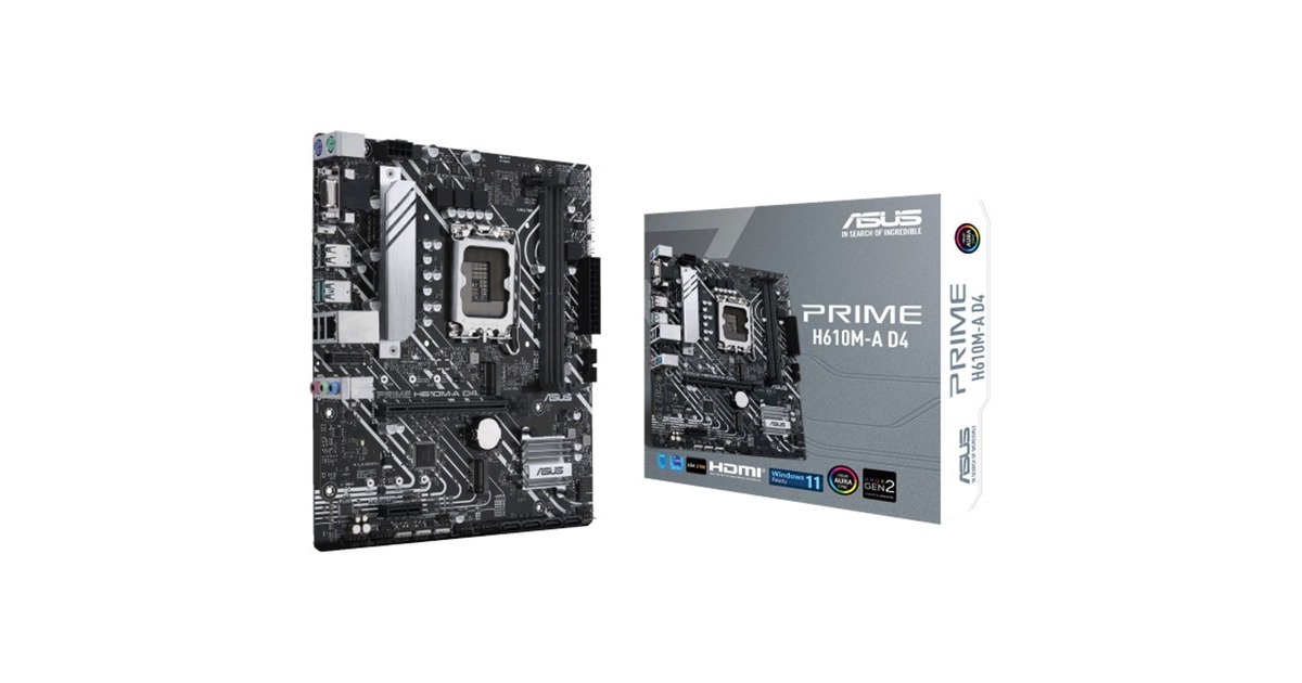 ASUS PRIME H610M-A D4-CSM, Mainboard