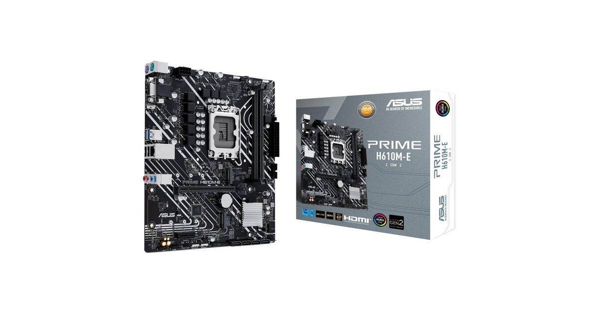 ASUS PRIME H610M-E-CSM, Mainboard