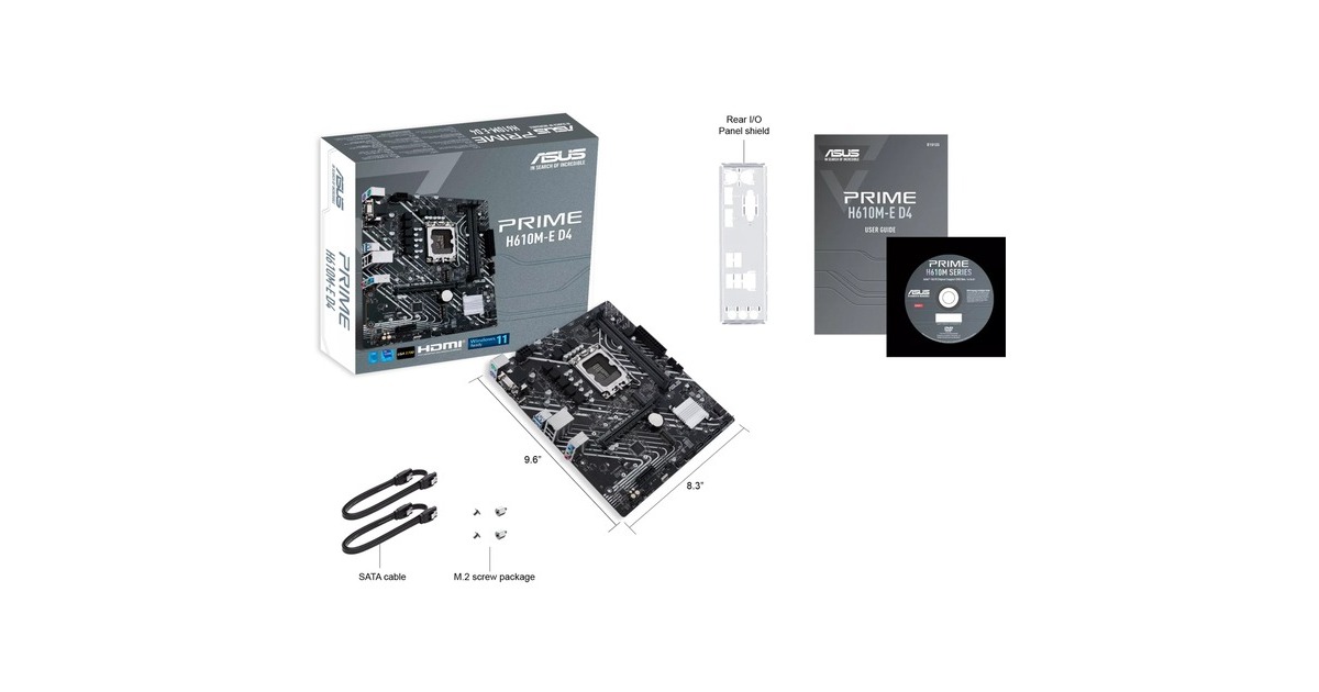 ASUS PRIME H610M-E D4-CSM, Mainboard