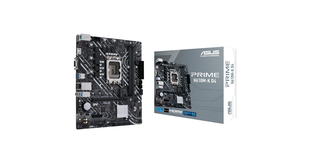 ASUS PRIME H610M-K D4, Mainboard
