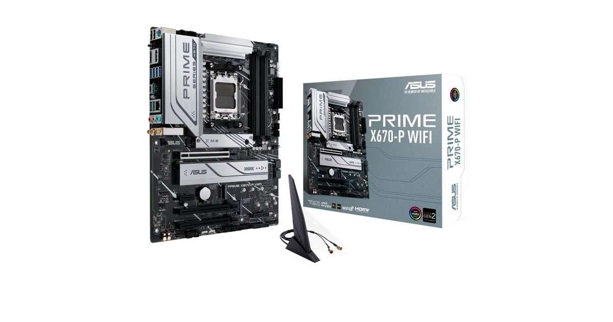 ASUS PRIME X670-P WIFI, Mainboard(Outlet) ASUS PRIME X670-P WIFI, Mainboard(Outlet)