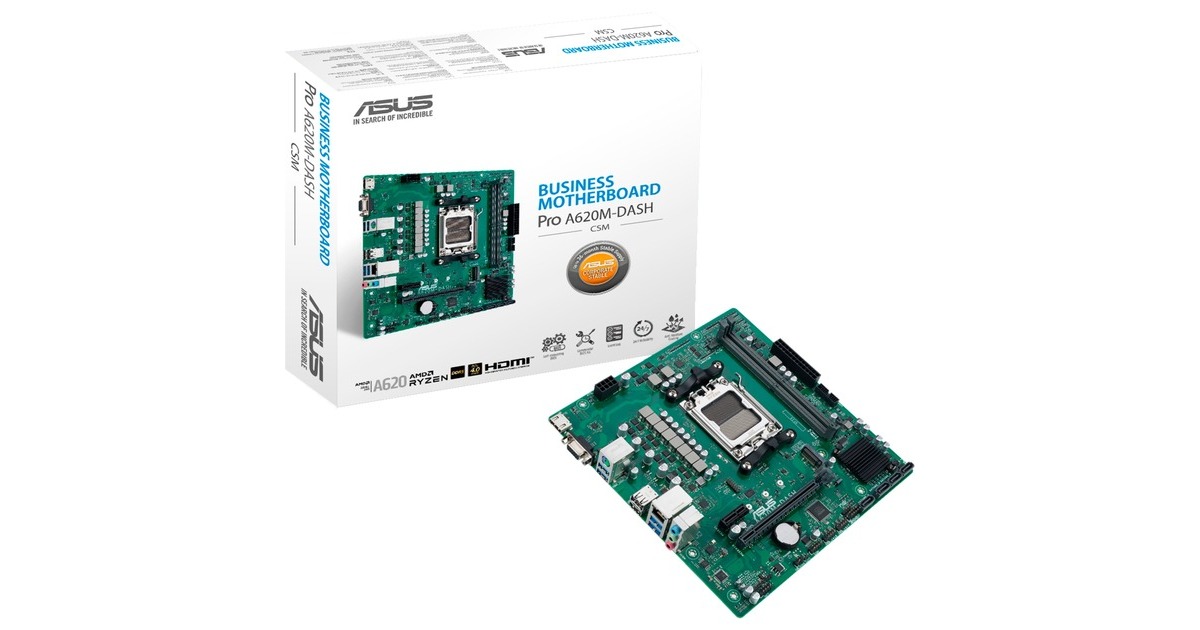 ASUS PRO A620M-DASH-CSM, Mainboard